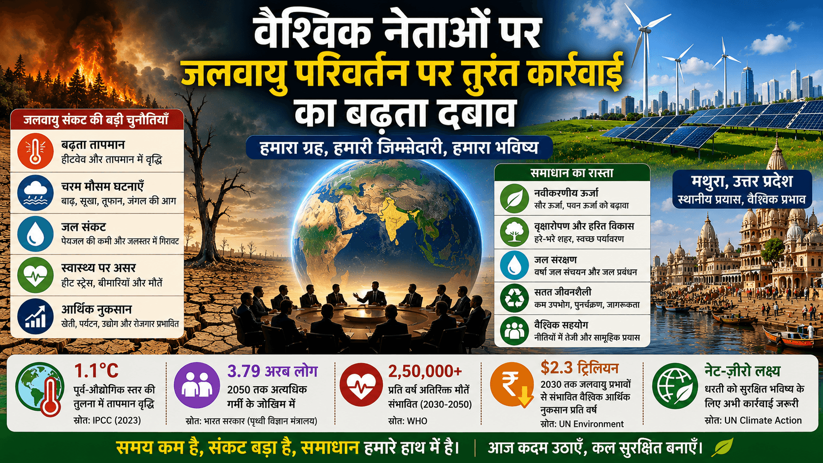 Climate change demands urgent action global leaders today 5 Climate change: time for action now