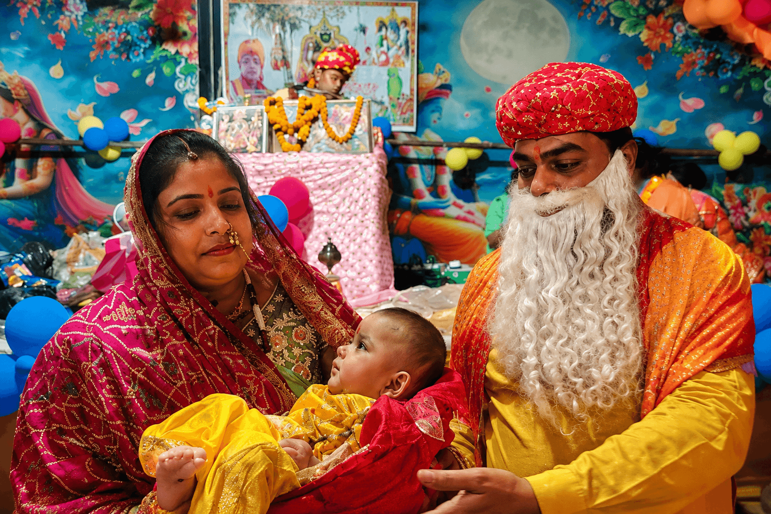 Nandotsav Celebration at Bhagwat Katha Mathura