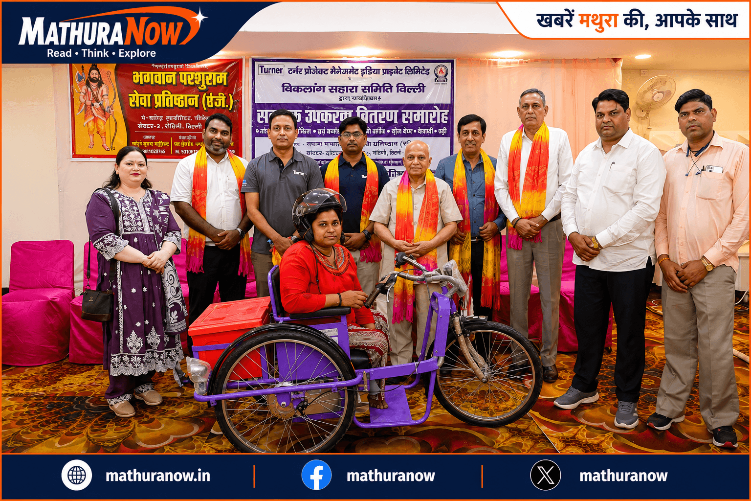 Free Assistance Devices Distributed to Differently-Abled Citizens in Delhi CSR Program 8 Free Assistance Devices Distributed to Differently-Abled