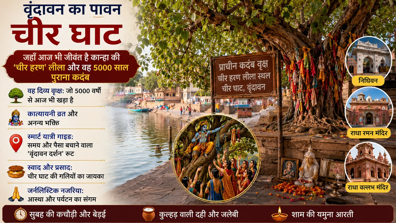 Vrindavan’s Sacred Cheer Ghat