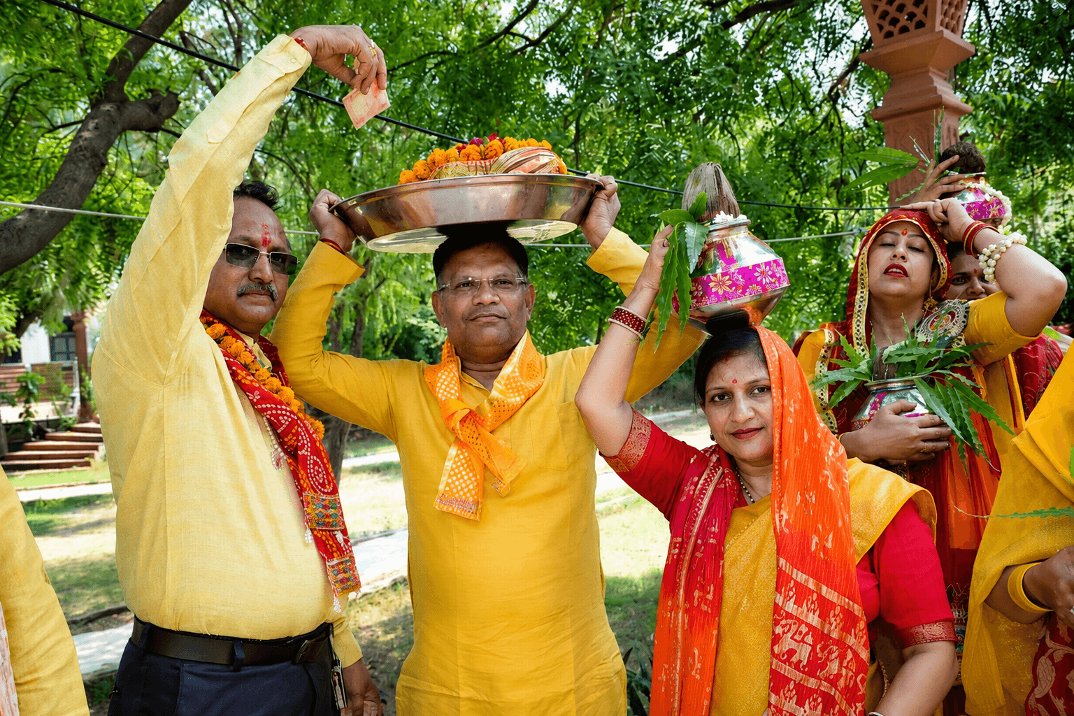 Kalash Yatra at Shreeji Shivasha Estate Colony Mathura