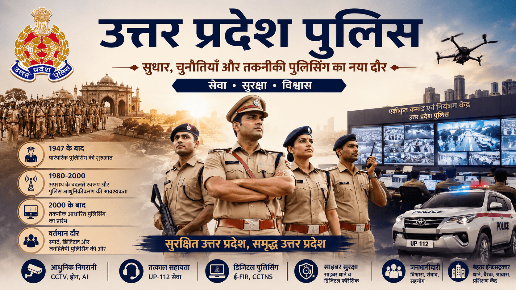 Uttar Pradesh Police Reforms: Challenges and Rise of Smart Policing 1 Uttar Pradesh Police Reforms: Challenges & Rise of Smart Policing