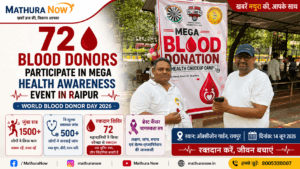 72 Blood Donors Participate in Mega Health Awareness Event in Raipur