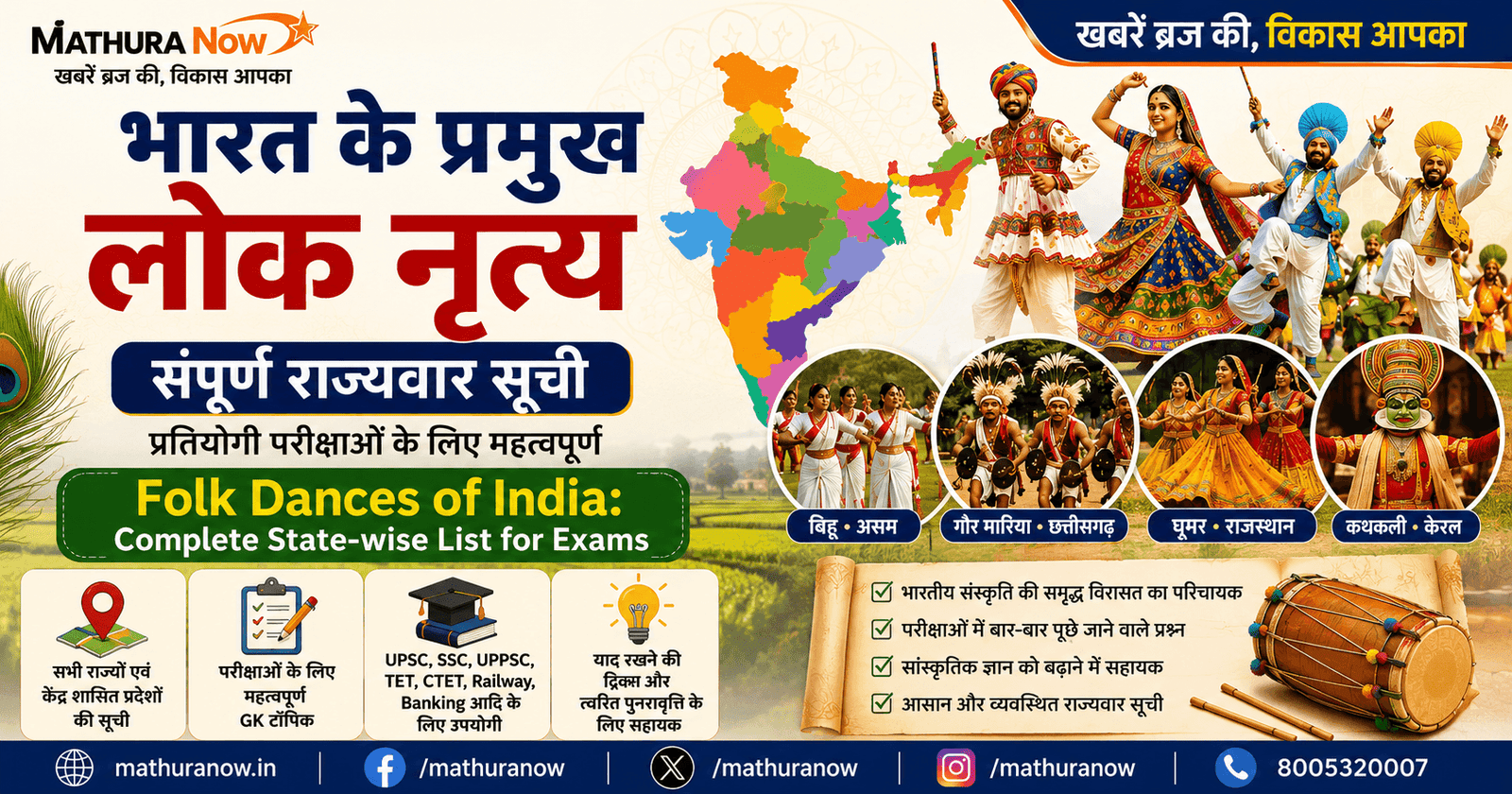Folk Dances of India: Complete State-wise List for Exams