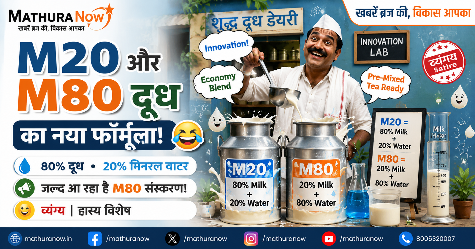 When the Milkman Turns Scientist: Welcome to the ‘M20’ & ‘M80’ Era!