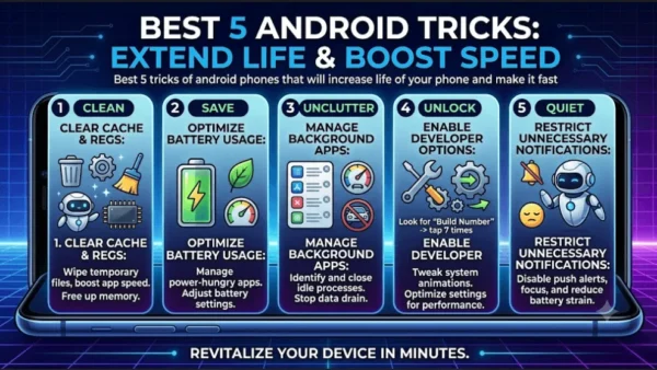 5 Android Phone Tricks to Extend Battery Life and Boost Speed