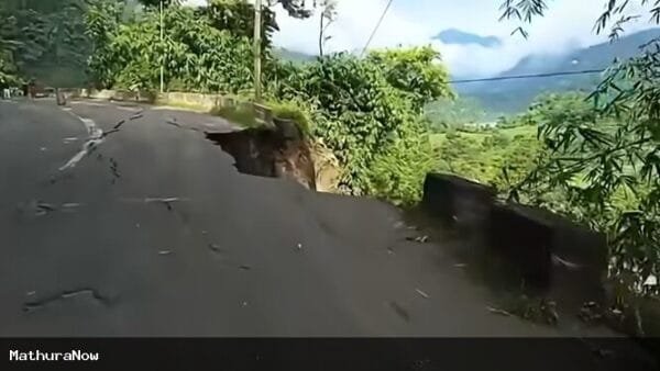 Landslide at Krishna Bhir severs Prithvi Highway, road repairs expected to last a month