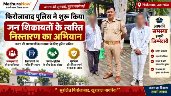 Firozabad Police Launches Drive for Rapid Public Grievance Resolution