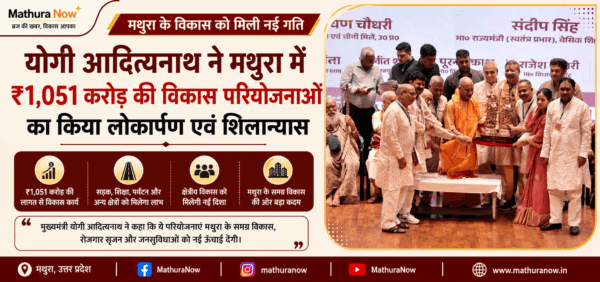 Yogi Adityanath Launches Rs 1,051 Crore Development Projects in Mathura