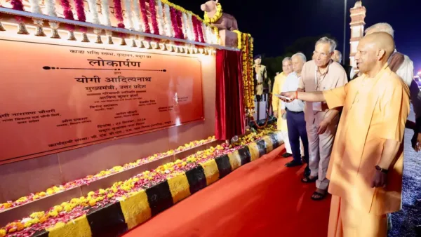 CM Yogi Adityanath Inaugurates ‘Kanha Bhakti Stambh Marg’ in Vrindavan