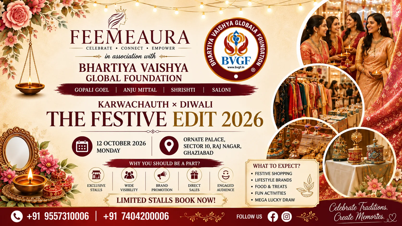 BVGF to Host The Festive Edit Exhibition 2026 for Karwa Chauth and Diwali