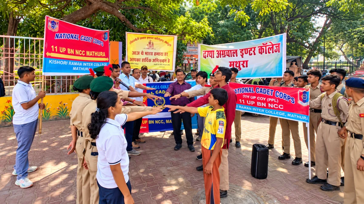 Street Play at Dampier Nagar Highlights Viksit Bharat 2047