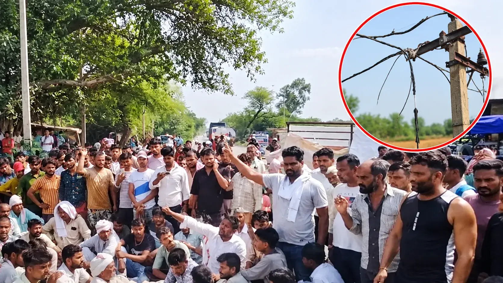Youth Electrocuted in Govardhan Borapa Village After Contact with Low-Hanging Power Line